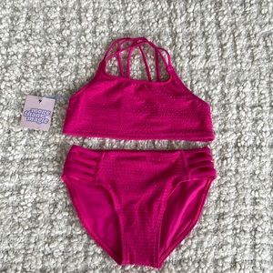 Girls 2 piece bathing suit